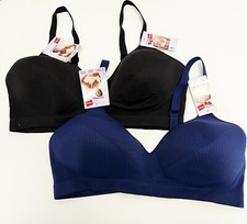 2 Hanes Perfect Coverage Wireless Bra XXL NWT Fits Band 44-46" Cups B/C G260