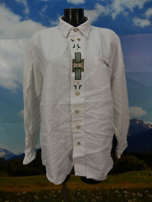 Size XL costume shirt Hammerschmid costume shirt with Edelweiss embroidery TH730