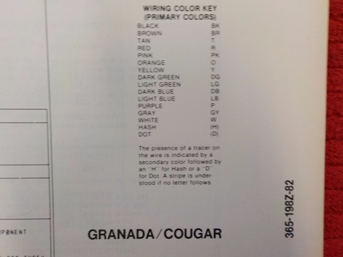 1982 FORD LINCOLN MERCURY WIRING DIAGRAMS FACTORY MANUAL (FM1982C) - Bild 11 von 13