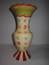 Tracy Porter Fine Porcelain Vase Flower Purple Designed Exclusively For FTD 11.5