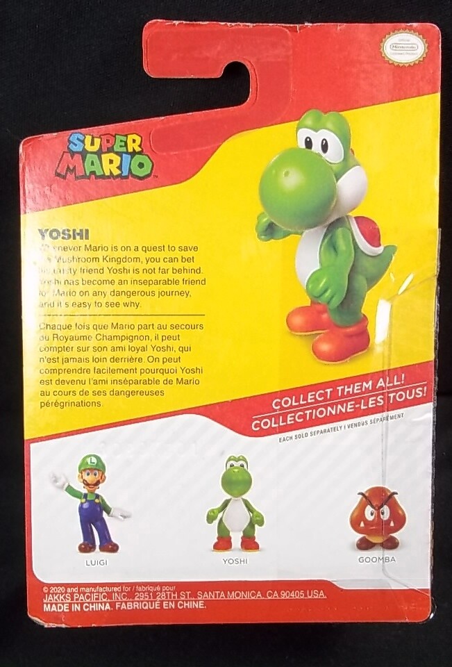 YOSHI様　専売　机四台 Nintendo Super Mario YOSHI blister pack Jakks NEW | eBay