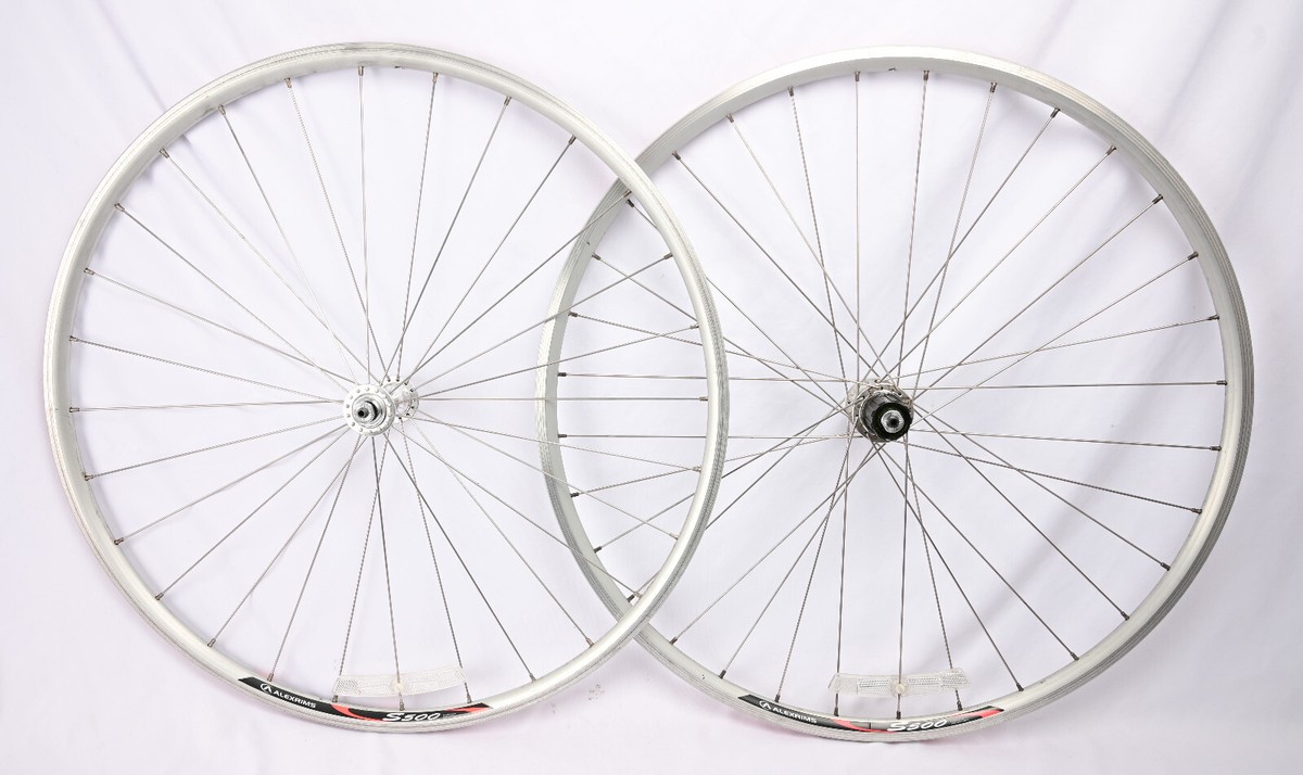 Alex Rims S500 Lightweight Silver Aluminum 700c Wheelset