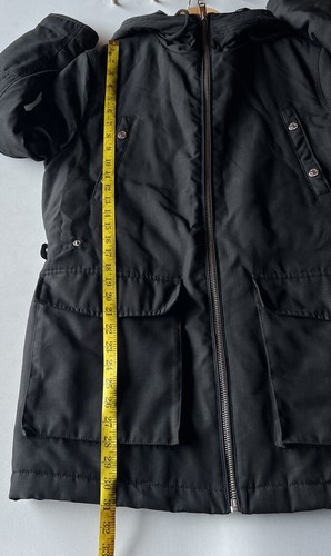 Reiss jacket Men small Toronto Down Hooded Black Parka coat RRP $ 1040 - Picture 9 of 13