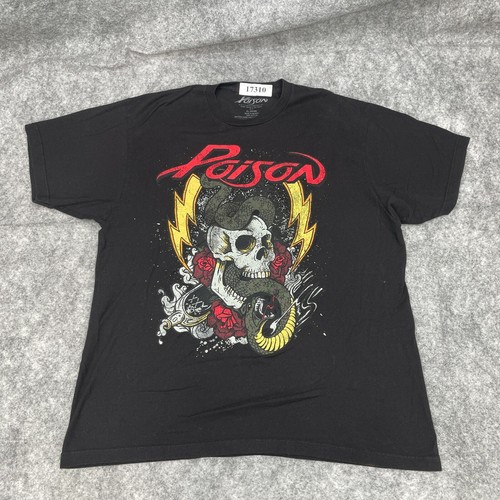 Poison Band T-Shirt Mens XL 80s Retro 