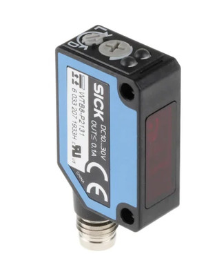 Kranke Lichtschranke W8 WTB8-P2131 mit Halterung - Brandneu