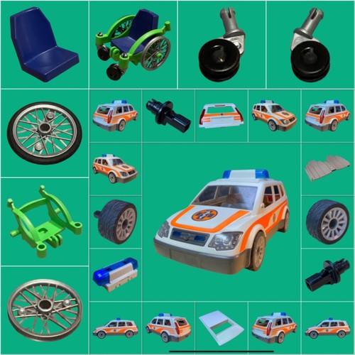 PLAYMOBIL 71037 Notarzt-PKW  Ersatzteile Zubehör  Auswählen #PM 174