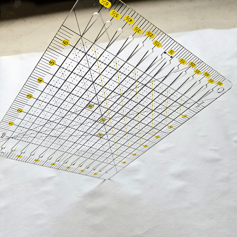 Acrylic Quilting Ruler Cutting Square Ruler Fabric Cutting Ruler for ...