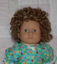 Wee 3 ERIN Doll Wig SIZE 12-13.5 AUBURN Full Head of Loose Small Curls NWT