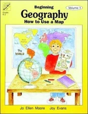 Beginning Geography: How to Use a Map - paperback, 1557992193, Jo E Moore