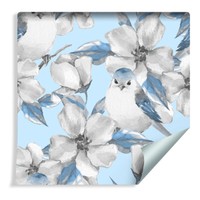 10M Vlies Tapete Natur Aquarell VöGel Blumen Xxl 791