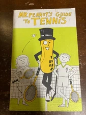 1969 Planters Peanuts Mr Peanut's Guide To Tennis Book Pamphlet