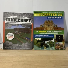 Minecraft Book Lot Of 2 Building Themed. Minecraft/Minecraft 2.0 Beginner/adv.
