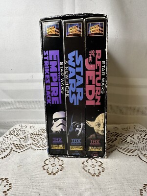 Vintage 1995 Star Wars Original Trilogy THX Edition VHS Box Set | eBay