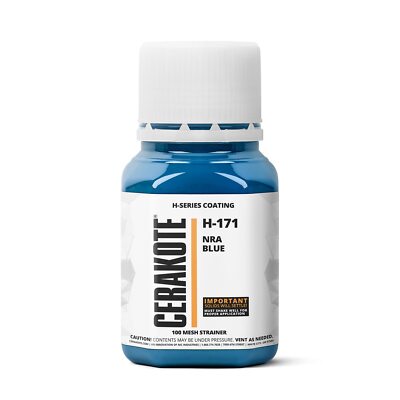 CERAKOTE  H-SERIES Oven Cure Coating with Part B H-171 NRA Blue (4oz)