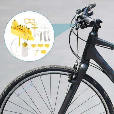  Bike Brake Repair Tool Hydraulic Bleed Kit Front Fork Oiling Man