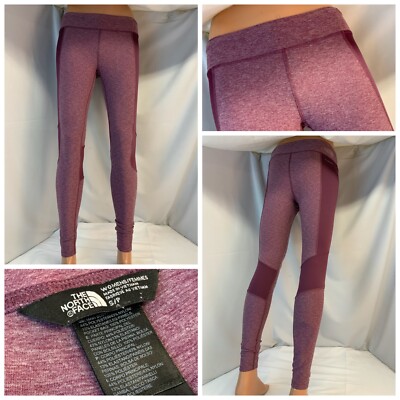 The North Face Flash Dry Stretch Pants S Women Purple Poly Nylon YGI L1-765