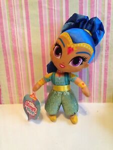 Shimmer & Shine Nickelodeon plush stuffed toy Genie Doll Nick Jr blue hair w/tag | eBay