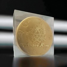 Circle Powder Puff Makeup applicator With Mirror