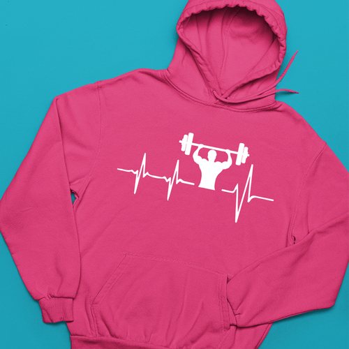 Musculoso Corazón Beat Sudadera con Capucha en Forma Gimnasio Entrenamiento Yoga - Imagen 23 de 24