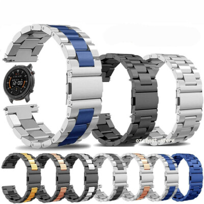 Metal Watch Band Stainless Steel Strap For Samsung Galaxy Watch Active 2 40/44mm