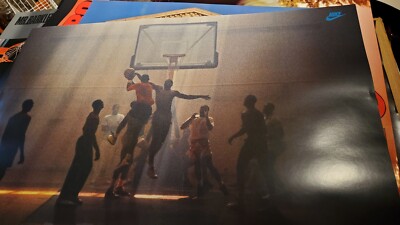 1988 NOS Nike Shirts & Skins Michael Jordan poster 24x36