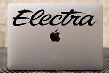 Calcomanía con logotipo de bicicleta Electra - Pegatina de bicicleta - Calcomanía de montar - Calcomanía de vinilo - Calcomanía de camión