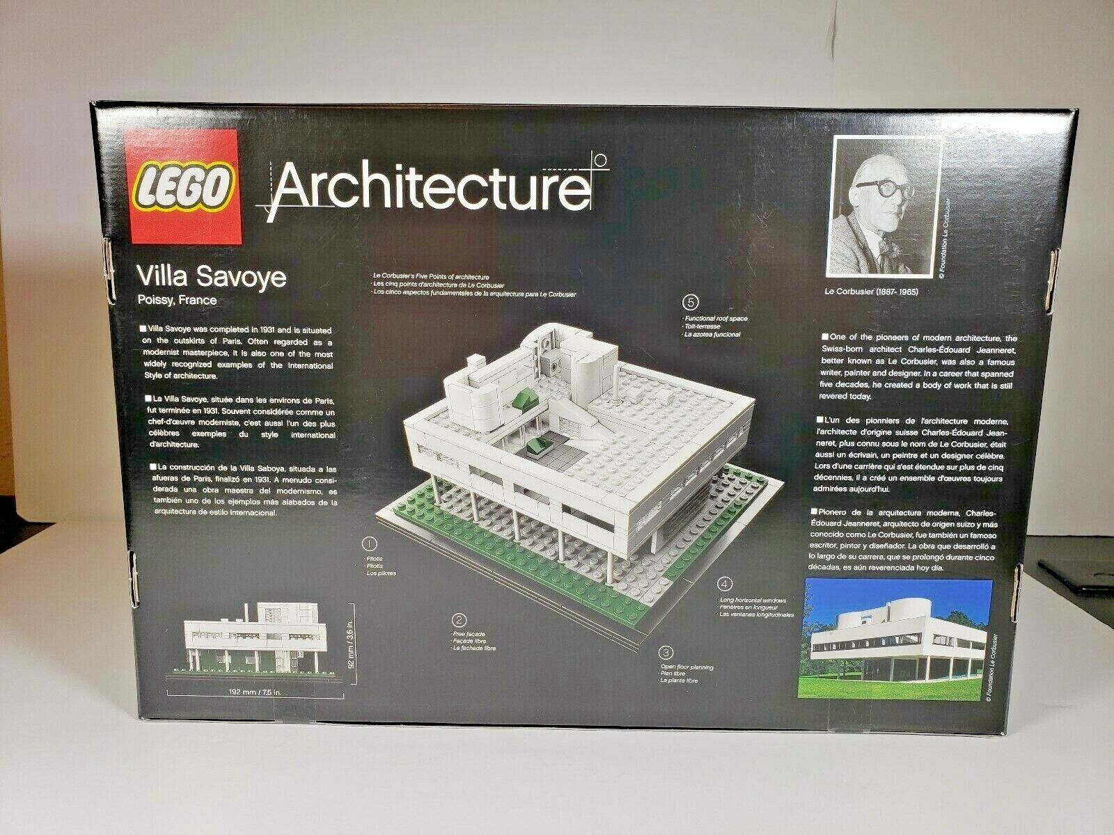 Lego 21014 Architecture Villa Savoye House Poissy, France Brand NEW and 673419168397 | eBay