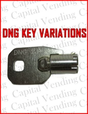 Dixie Narco DNG soda vending machine keys by code -  you select at drop down