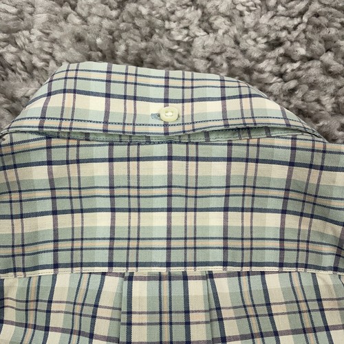 VTG Ralph Lauren Button Down Shirt Men's Medium Plaid Greggor Short Sleeve 90s - Picture 5 of 12