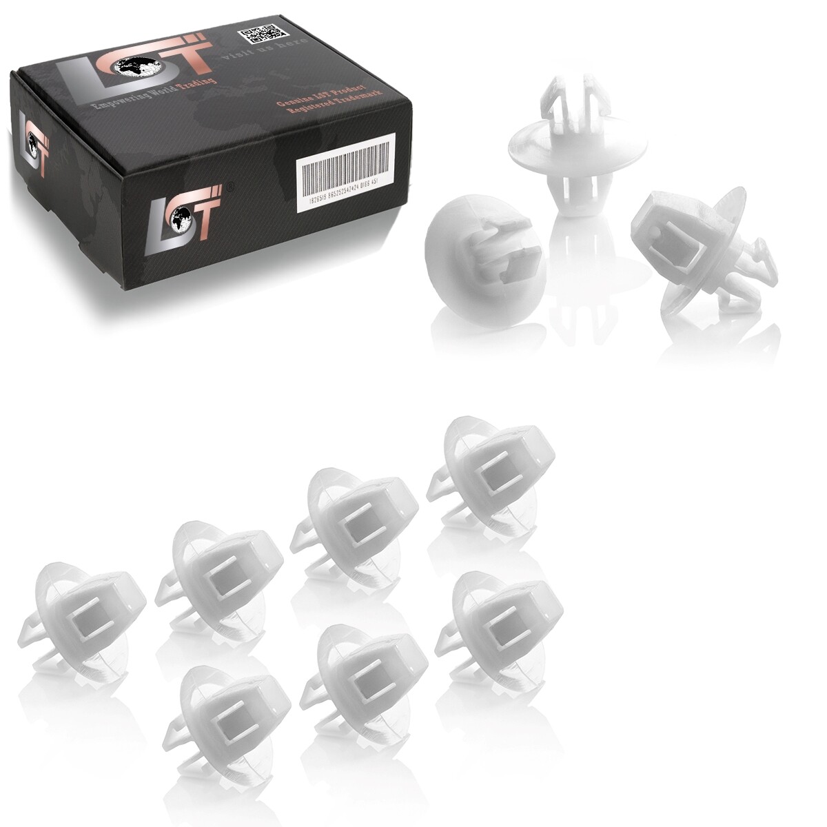 10x Tailgate Trim Exterior Fastening Clips for TOYOTA VERSO