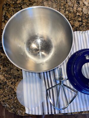 Viking Blue Professional Stand Mixer 5 Quart VSM500 Mixing Bowl w