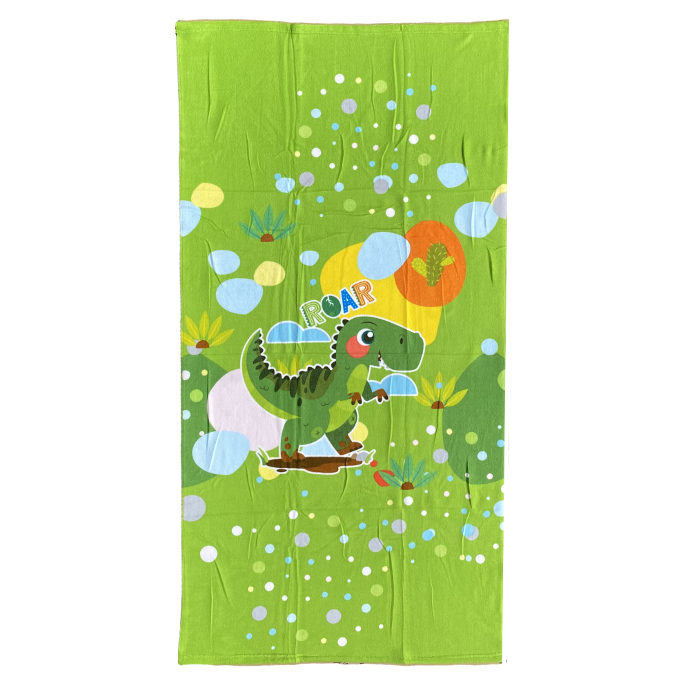TELO MARE DINOSAURI ASCIUGAMANO IN MICROCOTONE CM. 140X70 - VP652