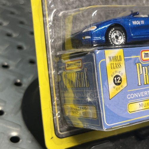 Matchbox Premiere Metallic Blue Mustang Mach III Series 12 Collection Ltd 1/25k - Picture 3 of 9