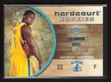 2005-06 Upper Deck Hardcourt #97 Brandon Bass #/1750 New Orleans Hornets (JT)