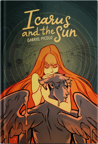 Gabriel Picolo Icarus and The Sun Hardcover Book With Stickers New in Box - Afbeelding 1 van 4