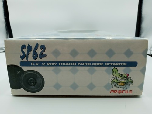 Profile SP62 6.5" 2-Way Treated Paper Cone Speakers 120 Watts Max Foam Surround - Picture 4 of 4