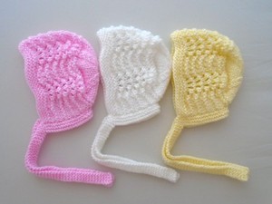 tiny baby knitted hats
