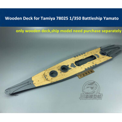 #ad #ad 1 350 Scale Wooden Deck for Tamiya 78025 IJN Yamato Battleship Model Kit $21.37