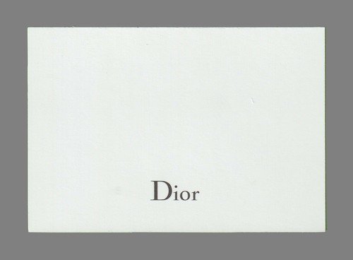 Carte publicitaire - J'adore de Christian Dior recto verso (caractères dorés) - Imagen 2 de 2
