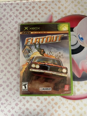 2005 FlatOut Xbox Video Game Microsoft  Original XB Brand New Factory Sealed CIB