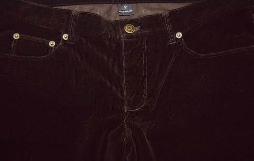 $ 498 Ralph Lauren Damen Gold Big Pony Cord Bootcut Stretchhose braun 12 - Bild 6 von 7
