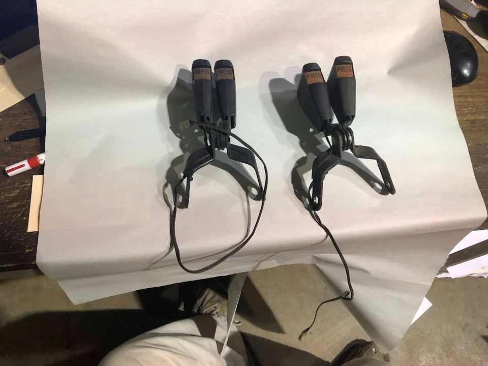 73-79 Volkswagen VW Beetle Super Bug NEGRO cinturón de seguridad centro OEM Foto 4 de 4