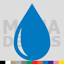 Droplet Vinyl Die Cut Decal Sticker - Tear Rain Blood Oil Water Drip Drop