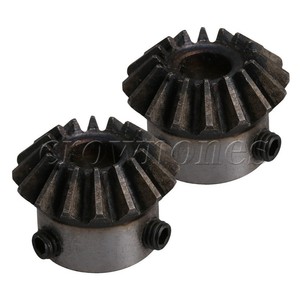 2P Tapered Bevel Pinion Gear 12mm Hole Diameter 45# Steel 1.5 Module 16 Teeth