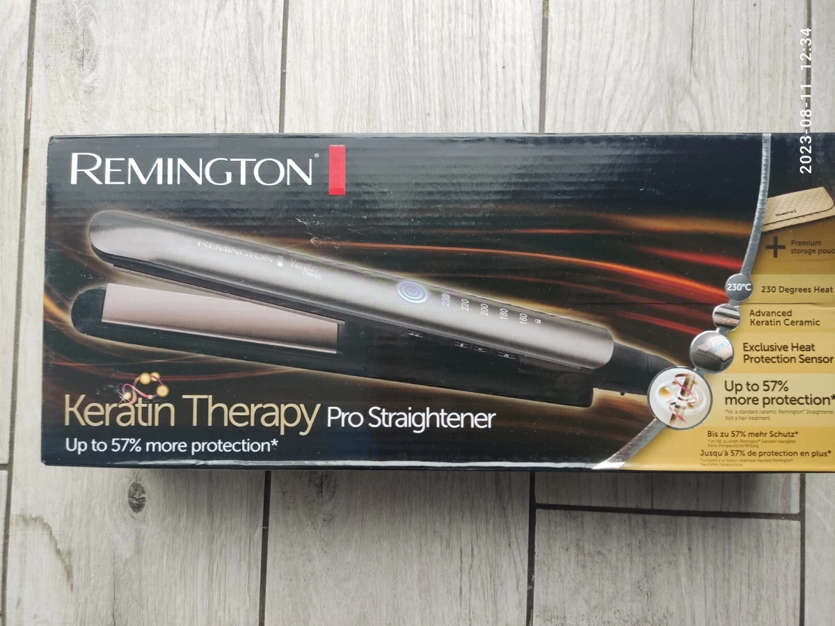 Keratin therapy hair clearance straightener