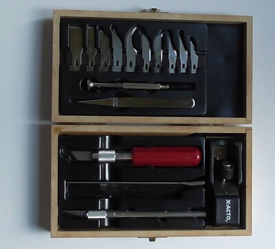 16 Piece Vintage X-Acto Basic Craft Tool Set No. X5076, Excellent Condition NOS!