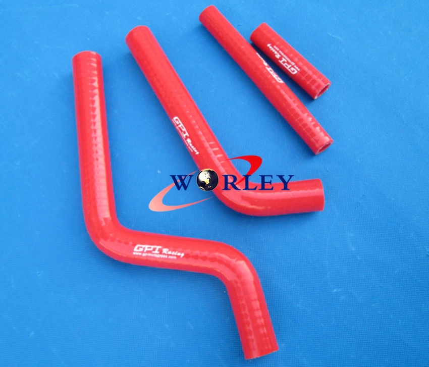 Manguera radiador silicona AZUL PARA YAMAHA YZ125 YZ250 1996-2001 1997 1998 1999 2000 Foto 3 de 4