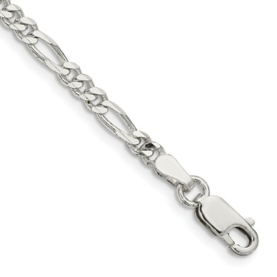 アクセサリー Mexican Silver Figaro chain Bracelet Figaro Set - Men's Silver Figaro Chain + Bracelet - JAXXON