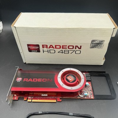 ATi Radeon HD 4870 PCI-e x16 VIdeo Graphics Card 512MB With Box Untested