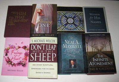 Lot of LDS Mormon Books Infinite Atonement The Atoning One Witness for His Names